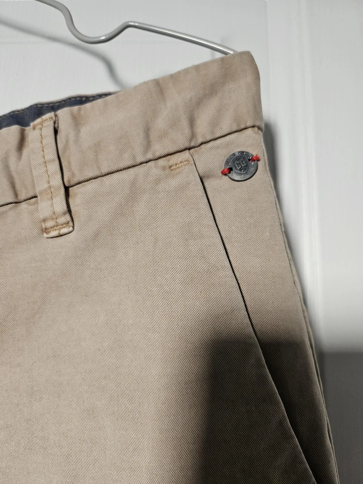 Pantaloni Club of Gents EU 46 | Bej, Slim fit, Chino, Bumbac - Image 6