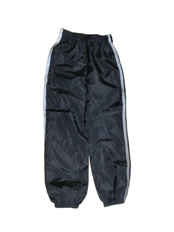 Pantaloni parachute Shein EU 34 | Negru, Talie înaltă, Loose fit, Parachute