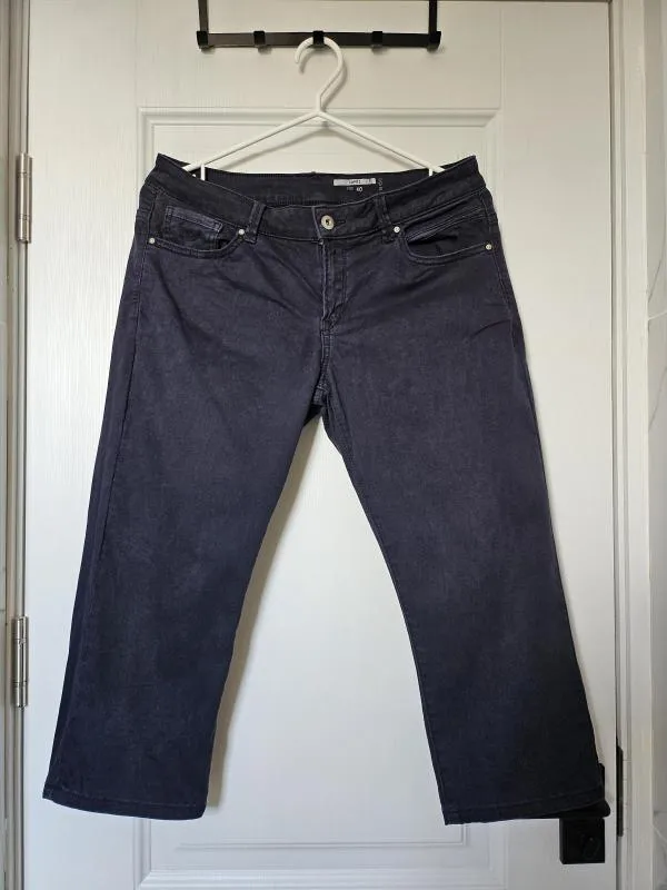 Pantaloni edc EU 40 | Bleumarin, Trei sferturi, Talie medie, Regular (Standard) fit, Bumbac - Image 2