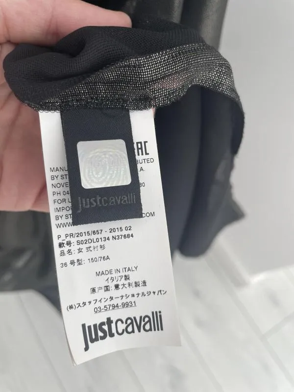 Bluză Just Cavalli EU 36 | Argintiu, Normal, Poliester - Image 4