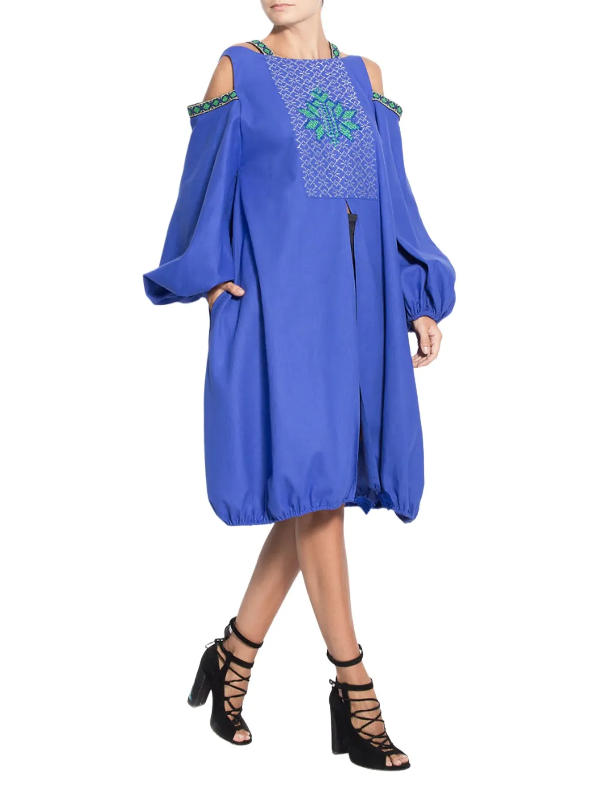 Blazer Maressia EU 40 | Albastru, Bumbac