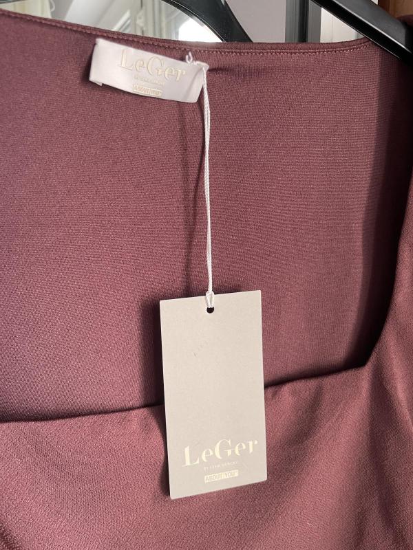 Rochie de seară LeGer EU 36 | Maro, Mini, Mânecă lungă - Image 2