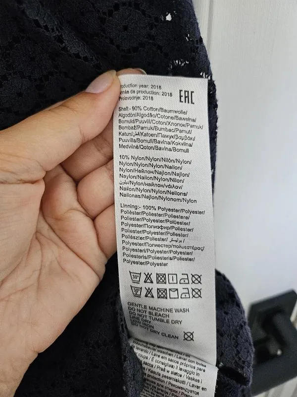 Rochie casual Only EU 40 | Bleumarin, Mini, Fără mâneci, Bumbac - Image 5