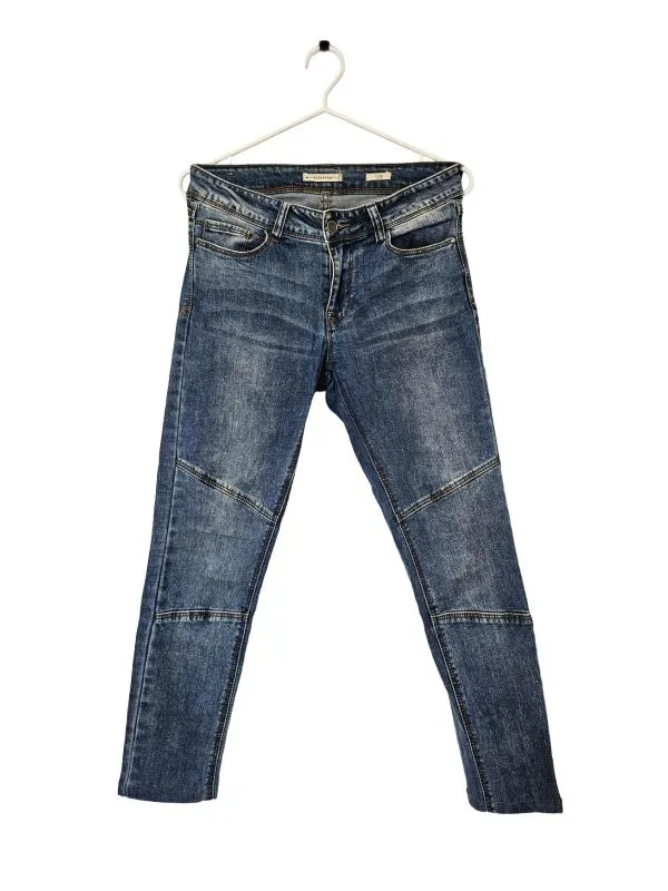 Blugi Reserved EU 38 | Albastru, Lungi, Talie medie, Slim fit, Denim