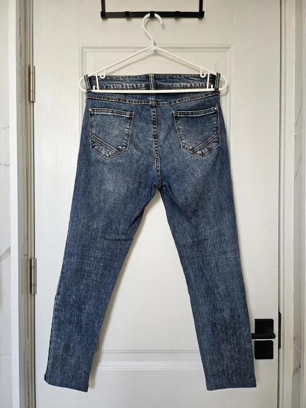 Blugi Reserved EU 38 | Albastru, Lungi, Talie medie, Slim fit, Denim - Image 3