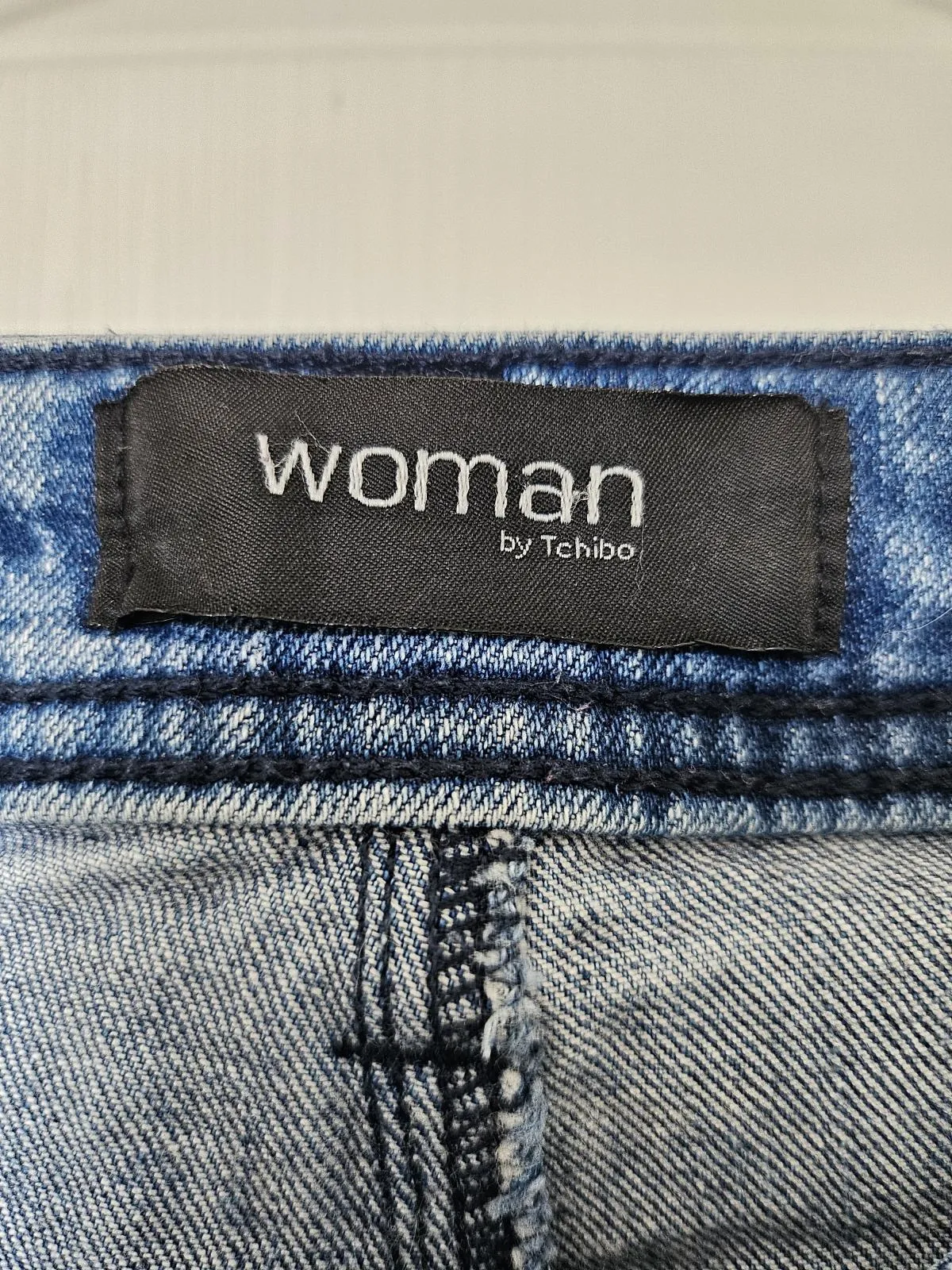 Blugi Woman by Tchibo EU 38 | Albastru, Lungi, Talie medie, Regular (Standard) fit, Bumbac - Image 4