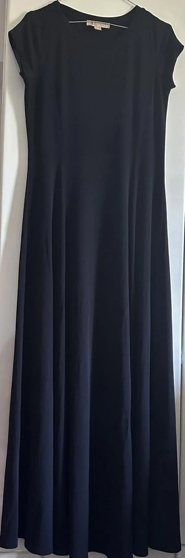 Rochie casual Michael Kors EU 40 | Bleumarin, Maxi, Mânecă scurtă, Pliuri, Poliester - Image 5