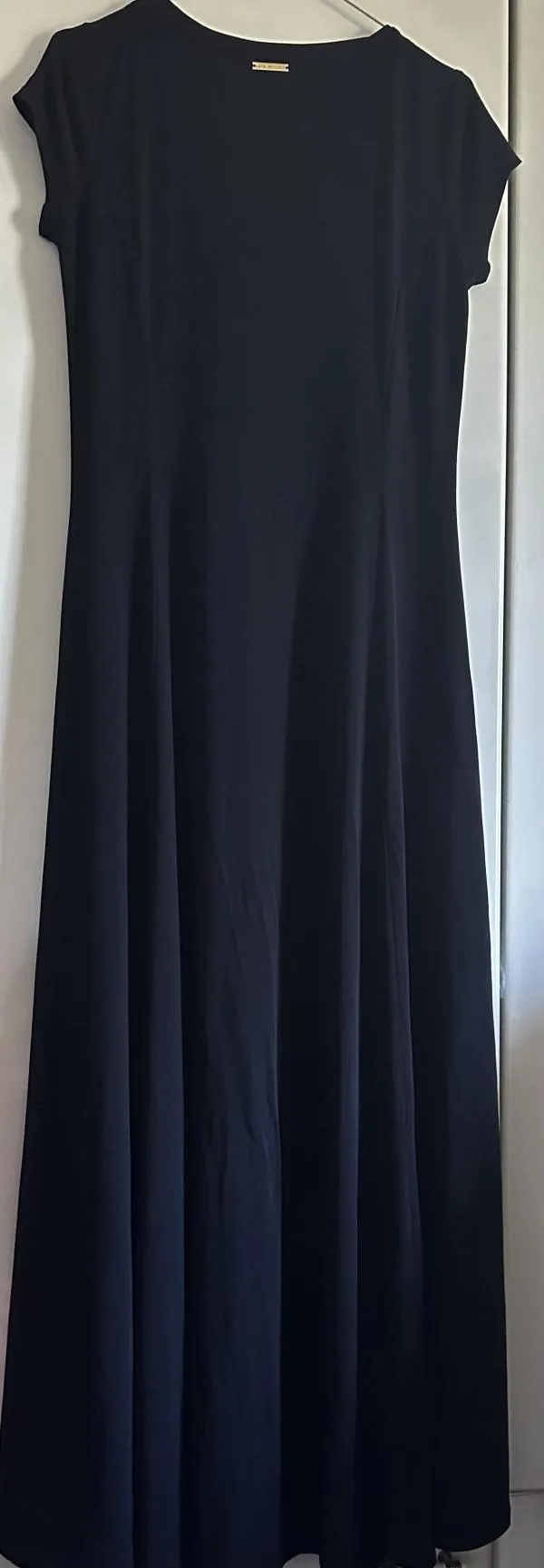 Rochie casual Michael Kors EU 40 | Bleumarin, Maxi, Mânecă scurtă, Pliuri, Poliester - Image 6