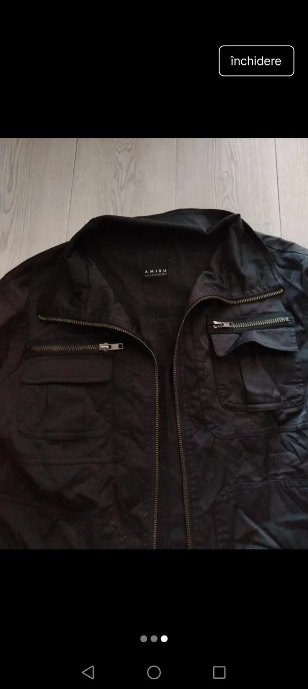 Geacă biker Amisu EU 36 | Negru, Fără glugă - Image 3