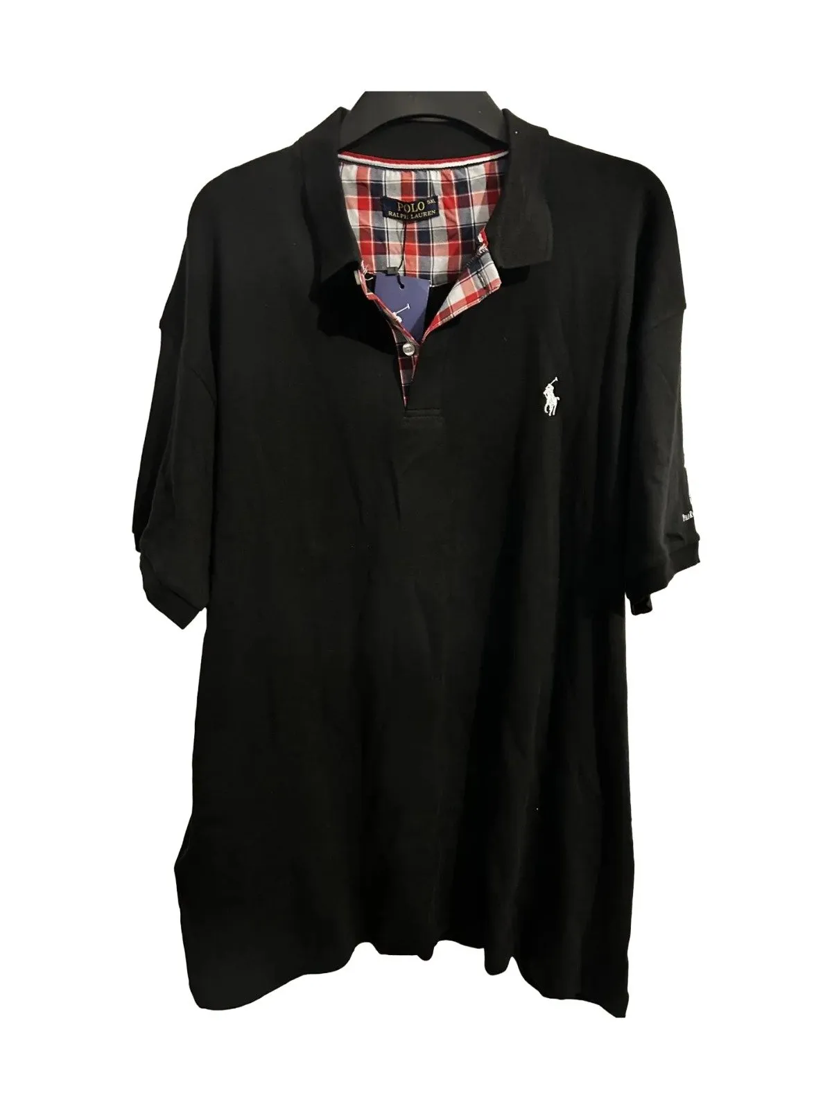 Tricou polo Polo Ralph Lauren XXL | Negru, Abstract & Color Block, Bumbac