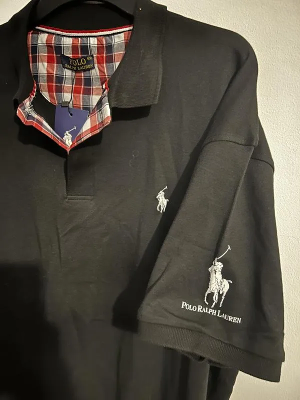 Tricou polo Polo Ralph Lauren XXL | Negru, Abstract & Color Block, Bumbac - Image 3