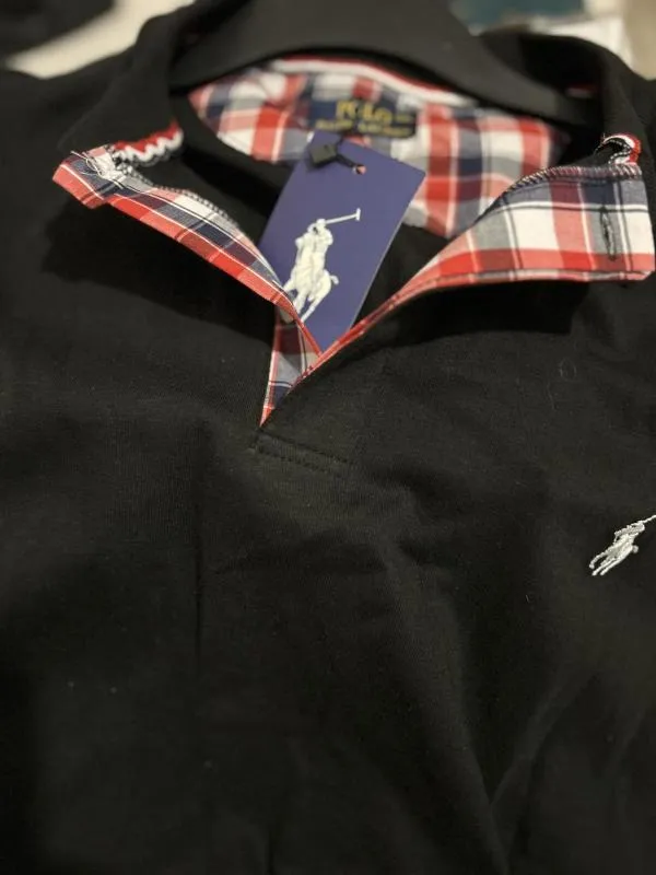 Tricou polo Polo Ralph Lauren XXL | Negru, Abstract & Color Block, Bumbac - Image 5