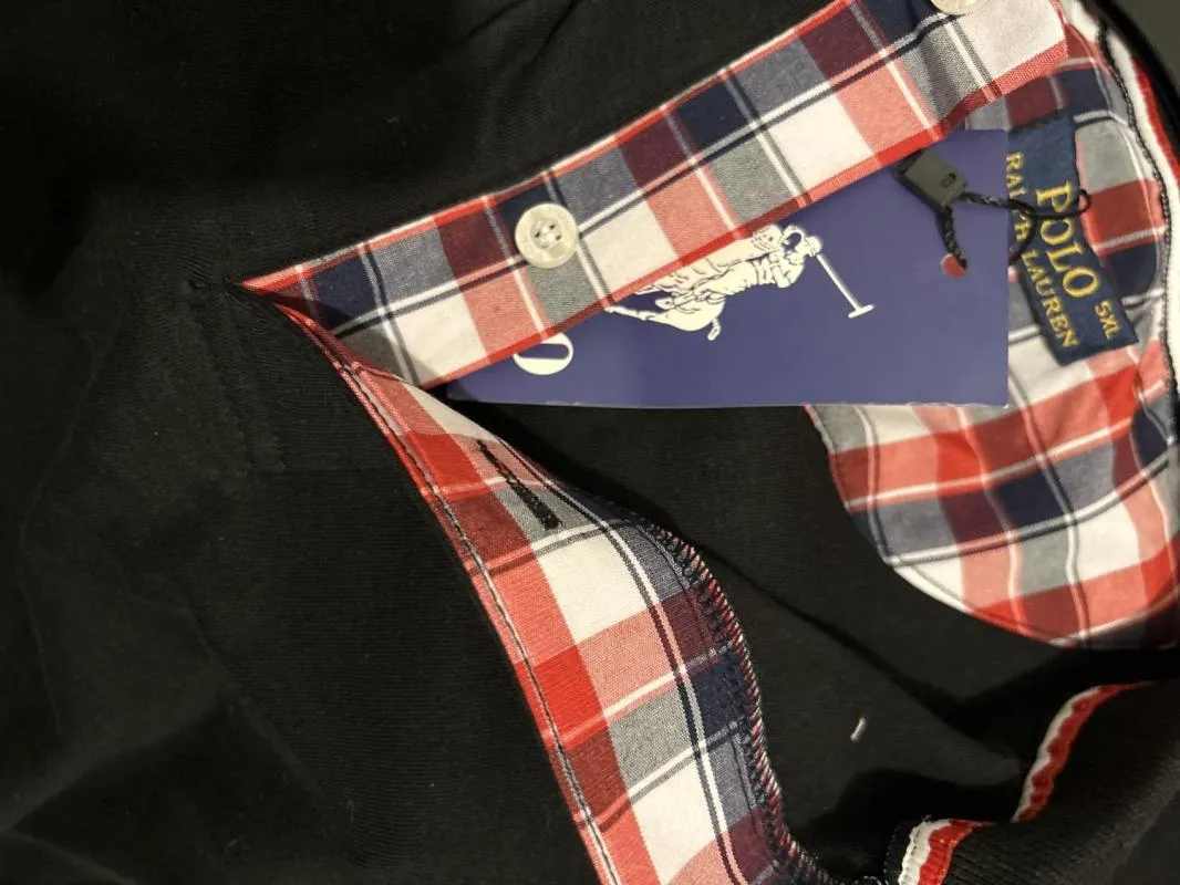 Tricou polo Polo Ralph Lauren XXL | Negru, Abstract & Color Block, Bumbac - Image 7