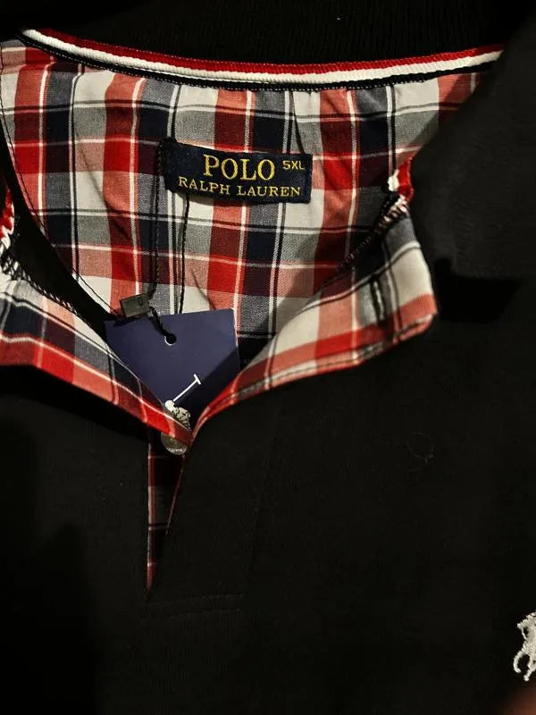 Tricou polo Polo Ralph Lauren XXL | Negru, Abstract & Color Block, Bumbac - Image 9