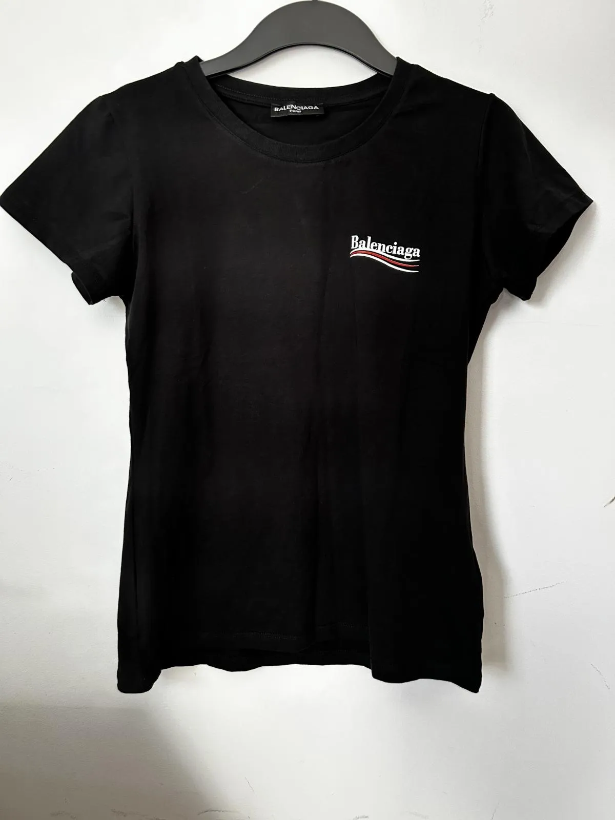 Tricou Balenciaga XL | Negru, Normal, Bumbac | Sassy Station