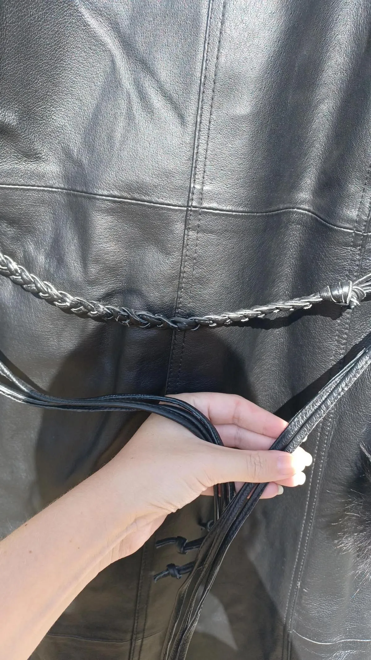 Geacă din piele Vera Pelle EU 42 | Negru, Fără glugă, Piele naturală - Image 6