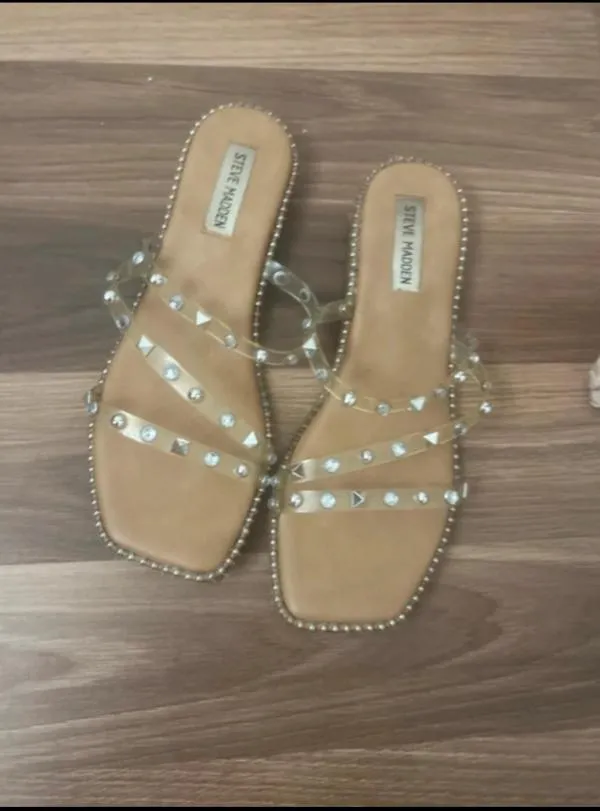 Șlapi Steve Madden EU 38 | Alb - Image 4