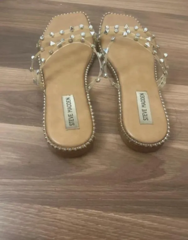 Șlapi Steve Madden EU 38 | Alb - Image 6