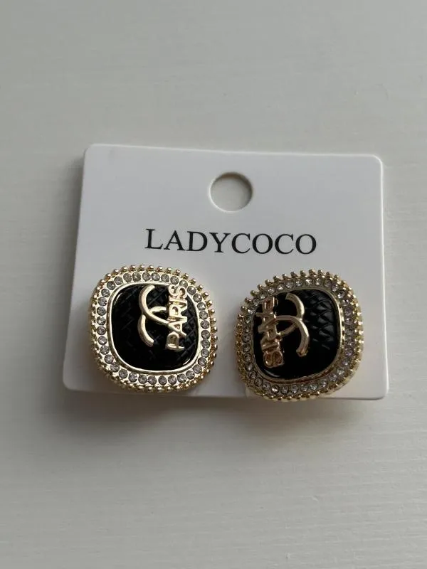 Cercei Lady Coco | Negru - Image 2