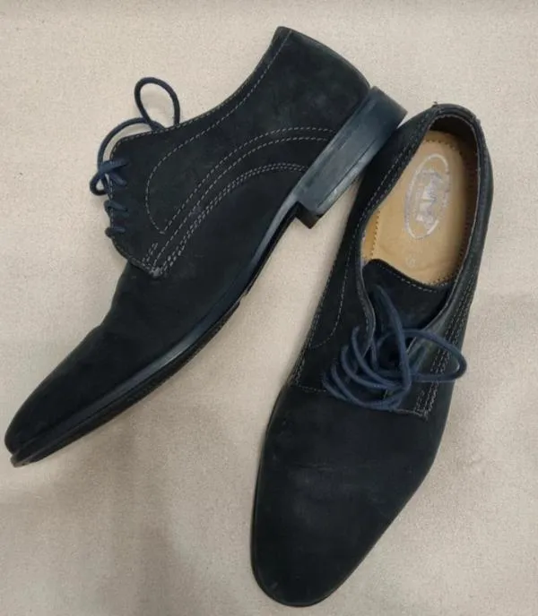 Pantofi AM Shoe Company EU 40 | Bleumarin, Piele întoarsă Suede - Image 2