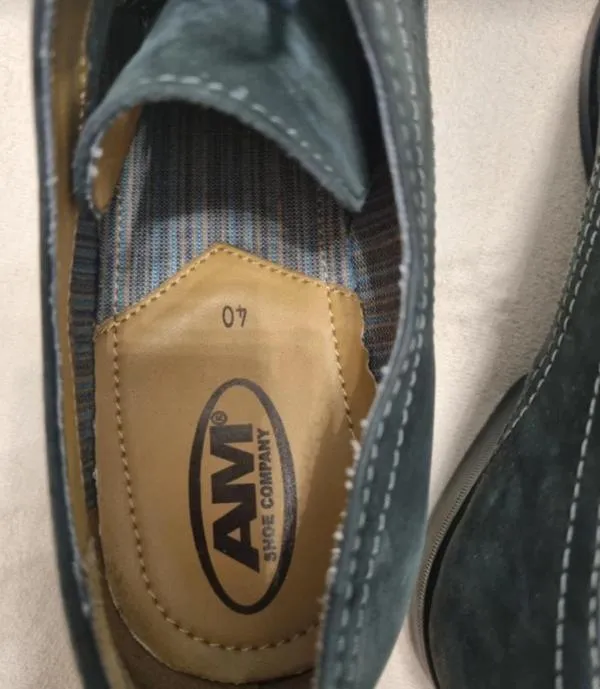 Pantofi AM Shoe Company EU 40 | Bleumarin, Piele întoarsă Suede - Image 7