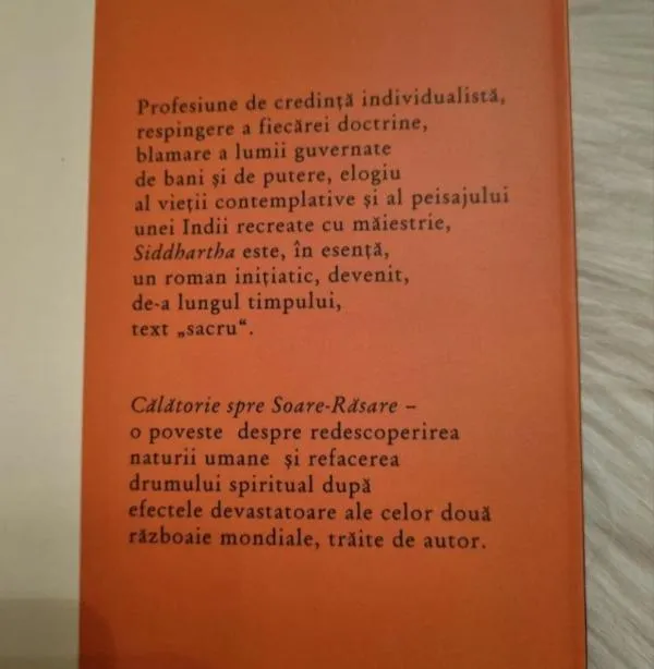 Siddhartha | Călătorie spre Soare-Răsare - Hermann Hesse, ISBN 9735768178 - Image 2