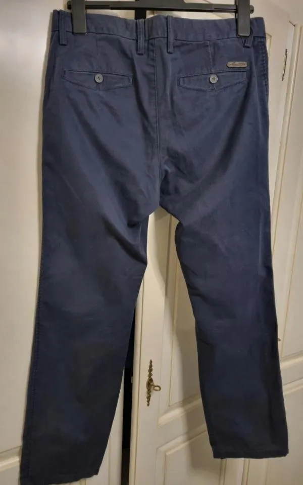 Pantaloni Canda M | Bleumarin, Regular (Standard) fit, Chino, Bumbac - Image 3