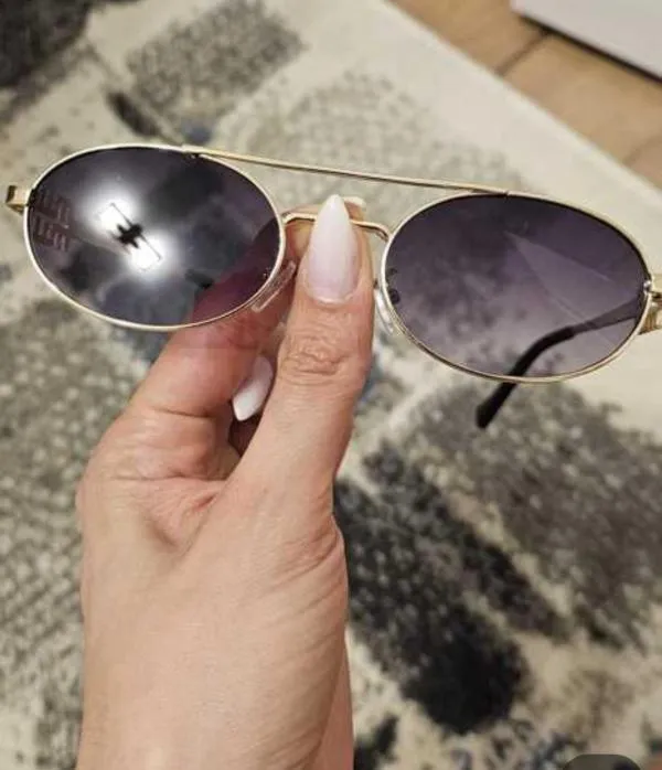 Ochelari de soare Miu | Auriu