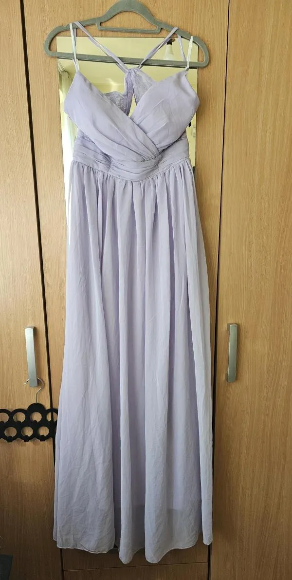 Rochie de ocazie Shein EU 36 | Mov, Maxi, Bretele subțiri, Dantelă, Poliester - Image 2