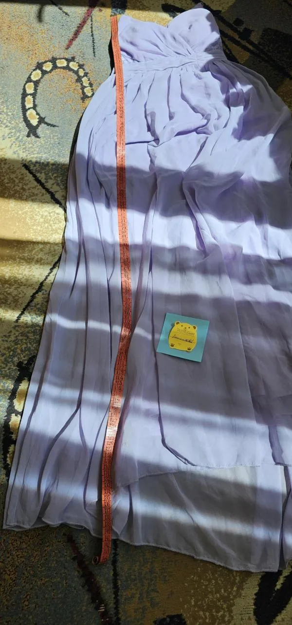 Rochie de ocazie Shein EU 36 | Mov, Maxi, Bretele subțiri, Dantelă, Poliester - Image 9