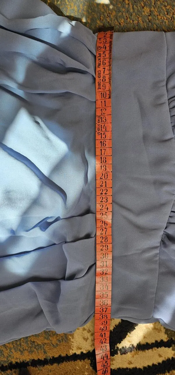 Rochie de ocazie Shein EU 38 | Albastru, Maxi, Fără mâneci, Drapat, Poliester - Image 9