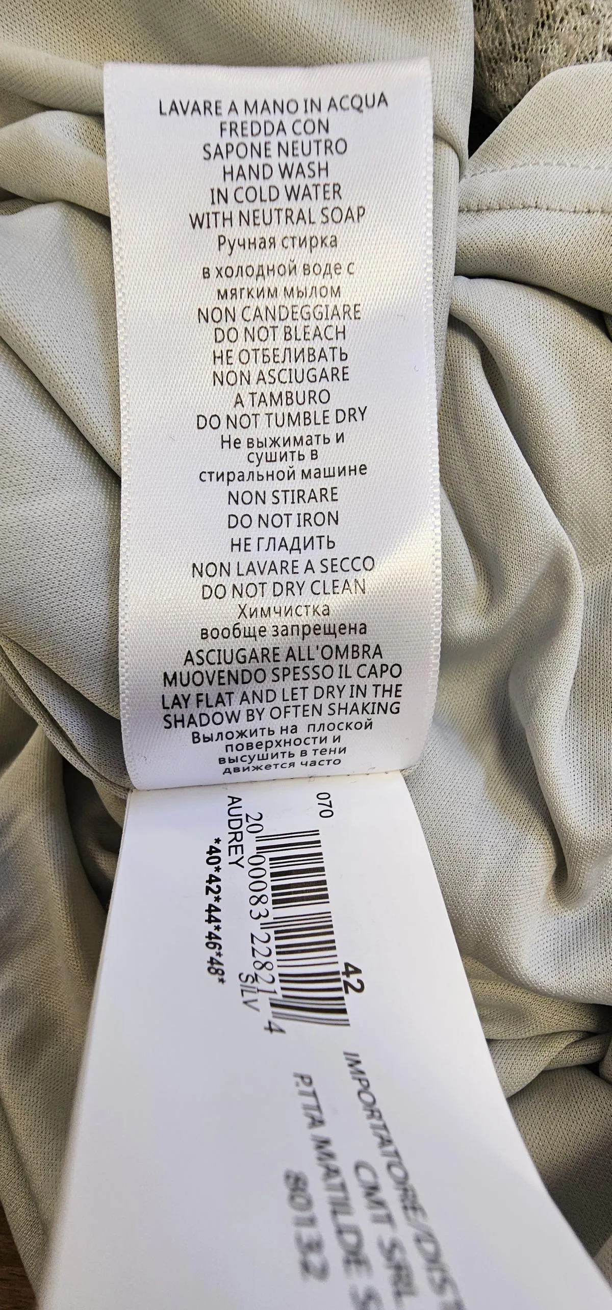 Rochie de ocazie Camomilla EU 40 | Argintiu, Midi, Mânecă scurtă, Paiete, Poliester - Image 5
