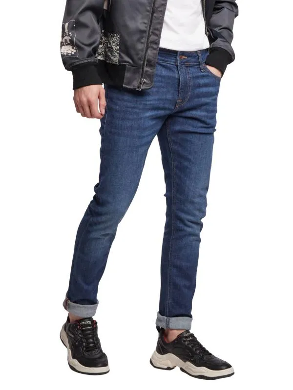 Blugi Guess EU 48 | Bleumarin, Lungi, Skinny fit, Denim