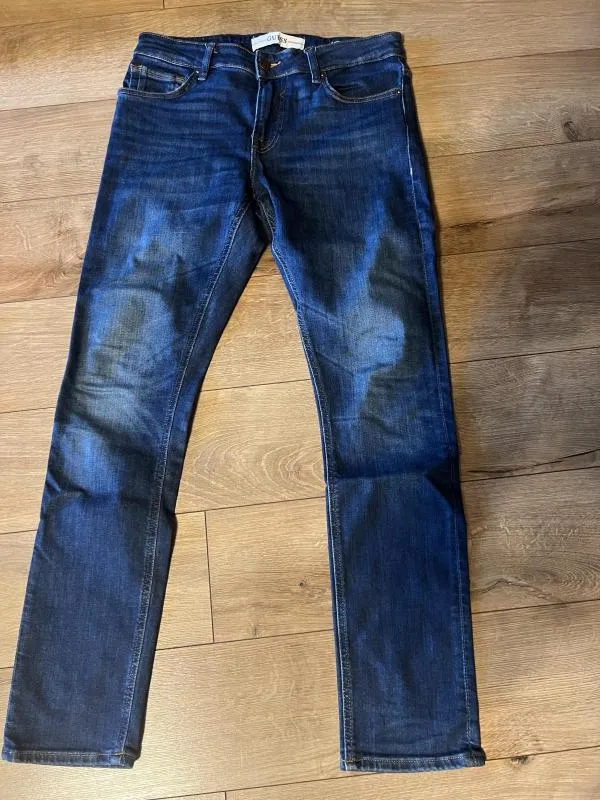 Blugi Guess EU 48 | Bleumarin, Lungi, Skinny fit, Denim - Image 7