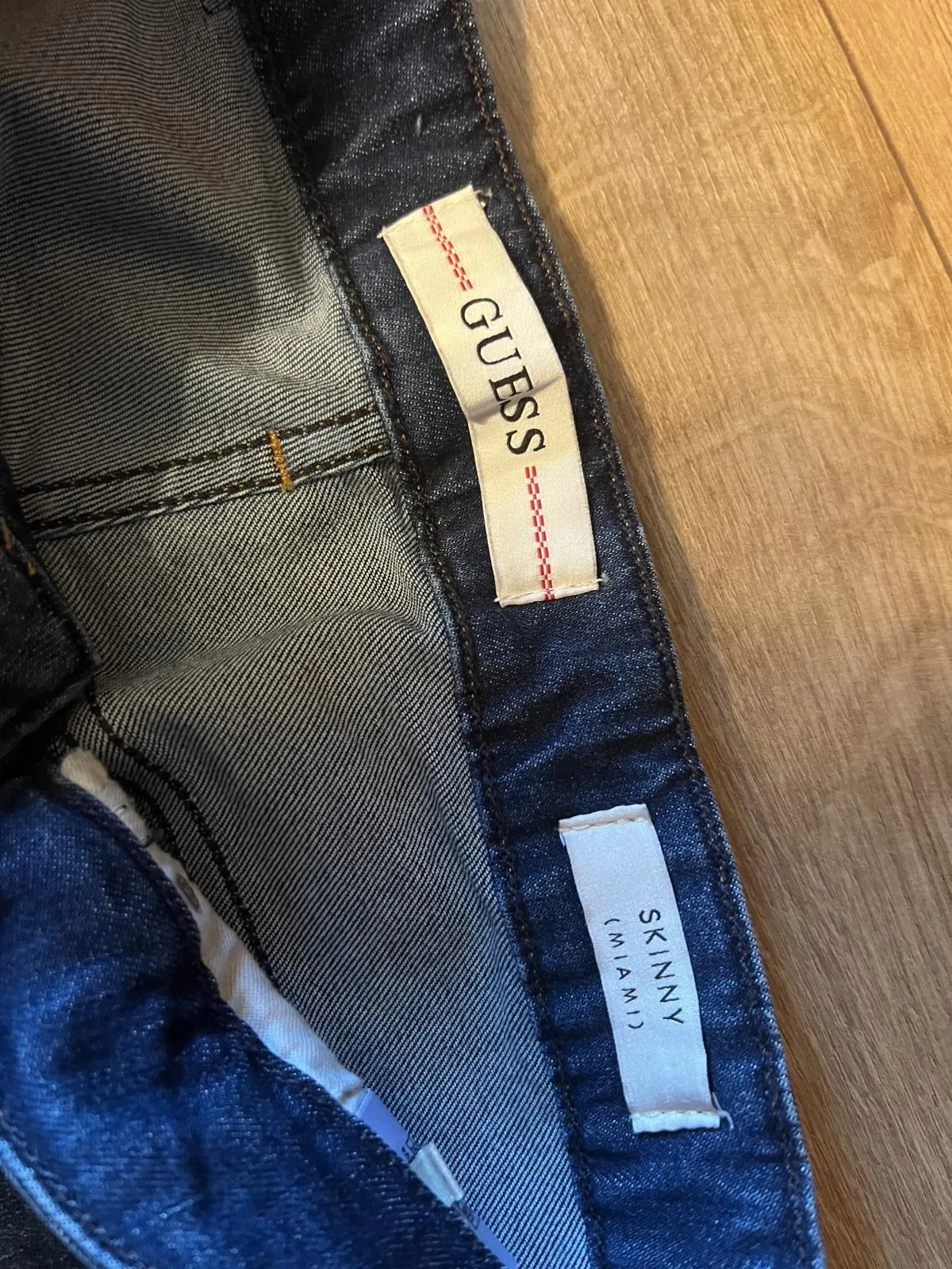 Blugi Guess EU 48 | Bleumarin, Lungi, Skinny fit, Denim - Image 8