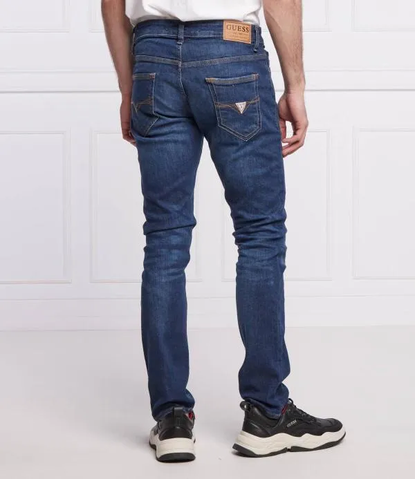 Blugi Guess EU 48 | Bleumarin, Lungi, Skinny fit, Denim - Image 3