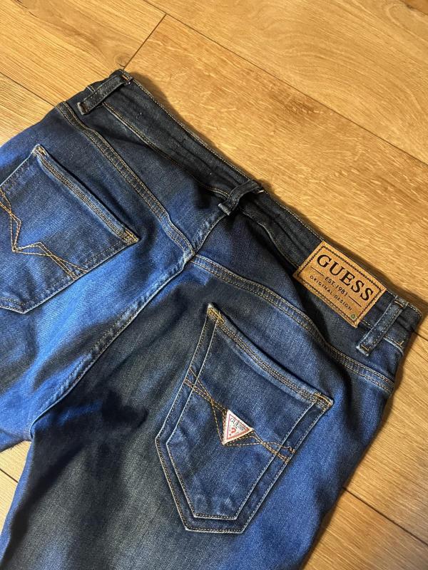 Blugi Guess EU 48 | Bleumarin, Lungi, Skinny fit, Denim - Image 10
