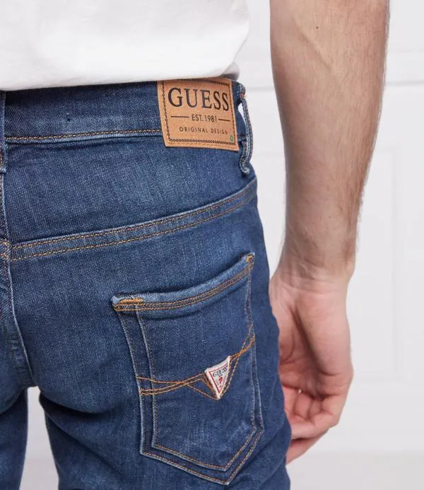 Blugi Guess EU 48 | Bleumarin, Lungi, Skinny fit, Denim - Image 5