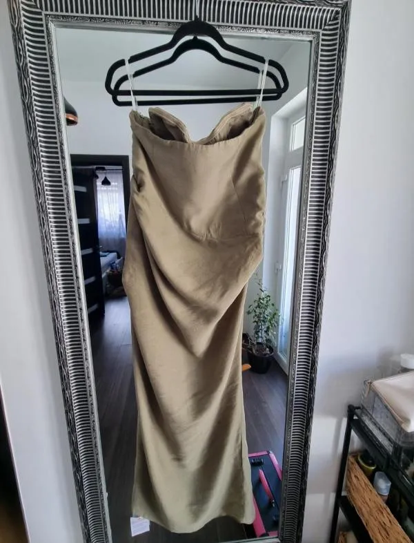 Rochie de seară ASOS EU 46 | Khaki - Image 7