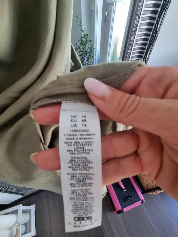 Rochie de seară ASOS EU 46 | Khaki - Image 9