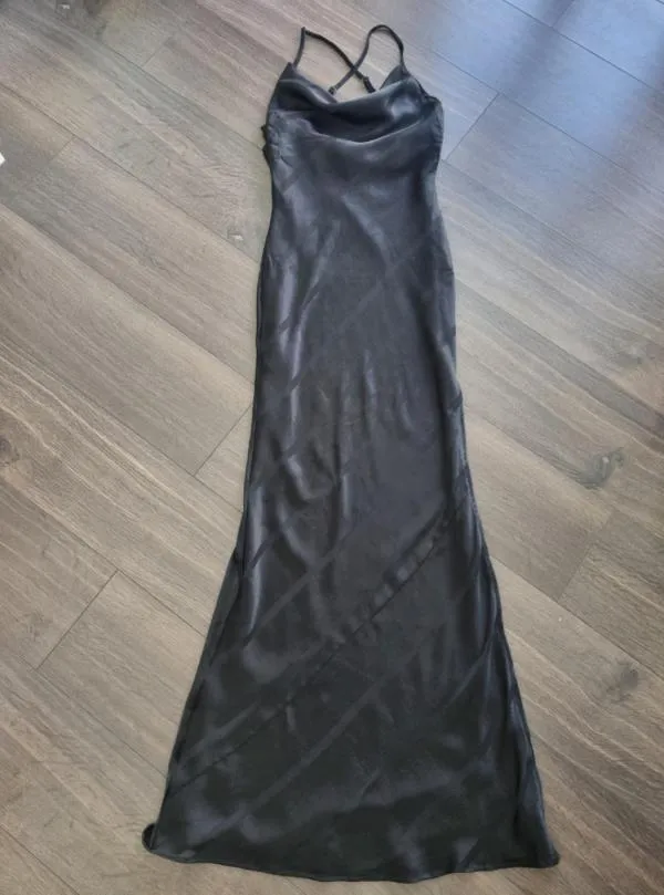 Rochie de seară ASOS EU 36 | Negru, Maxi, Bretele subțiri - Image 5