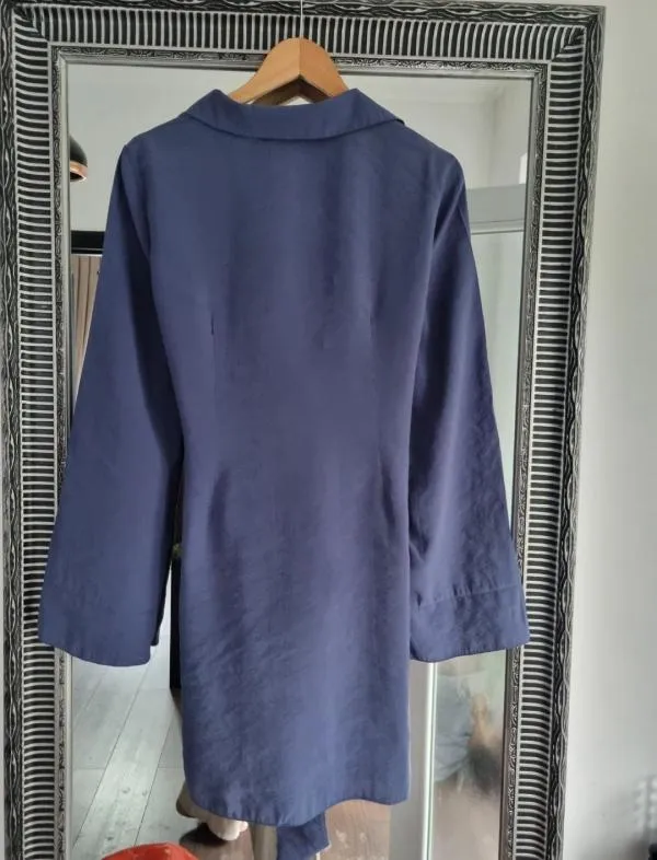 Rochie casual ASOS EU 44 | Albastru, Mini, Mânecă lungă - Image 7