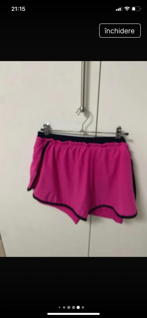 Pantaloni sport Nike L | Fuchsia, Scurți - Image 2