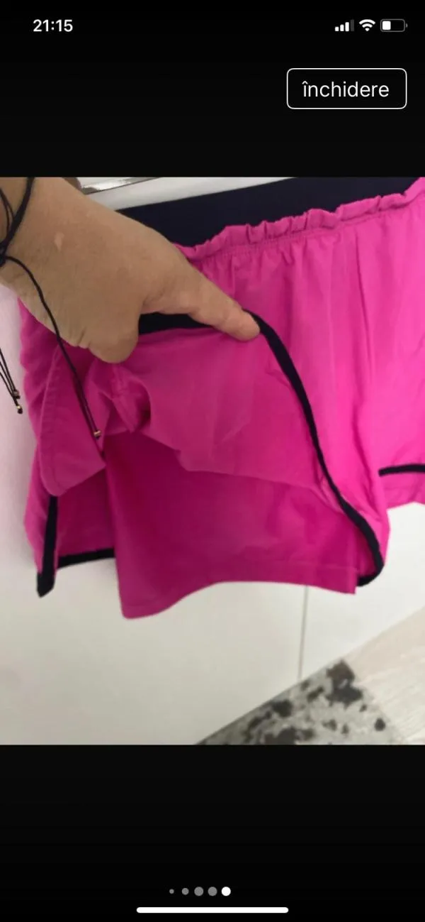 Pantaloni sport Nike L | Fuchsia, Scurți - Image 7