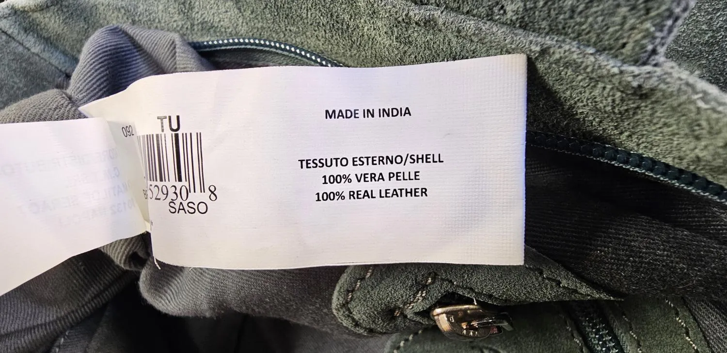 Geantă de umăr Camomilla | Verde, Piele întoarsă Suede - Image 9