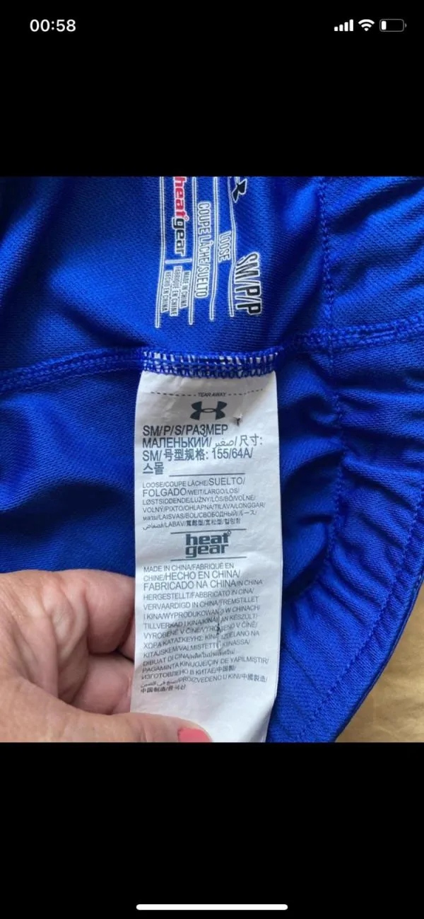 Pantaloni sport Under Armour M | Albastru, Scurți - Image 5