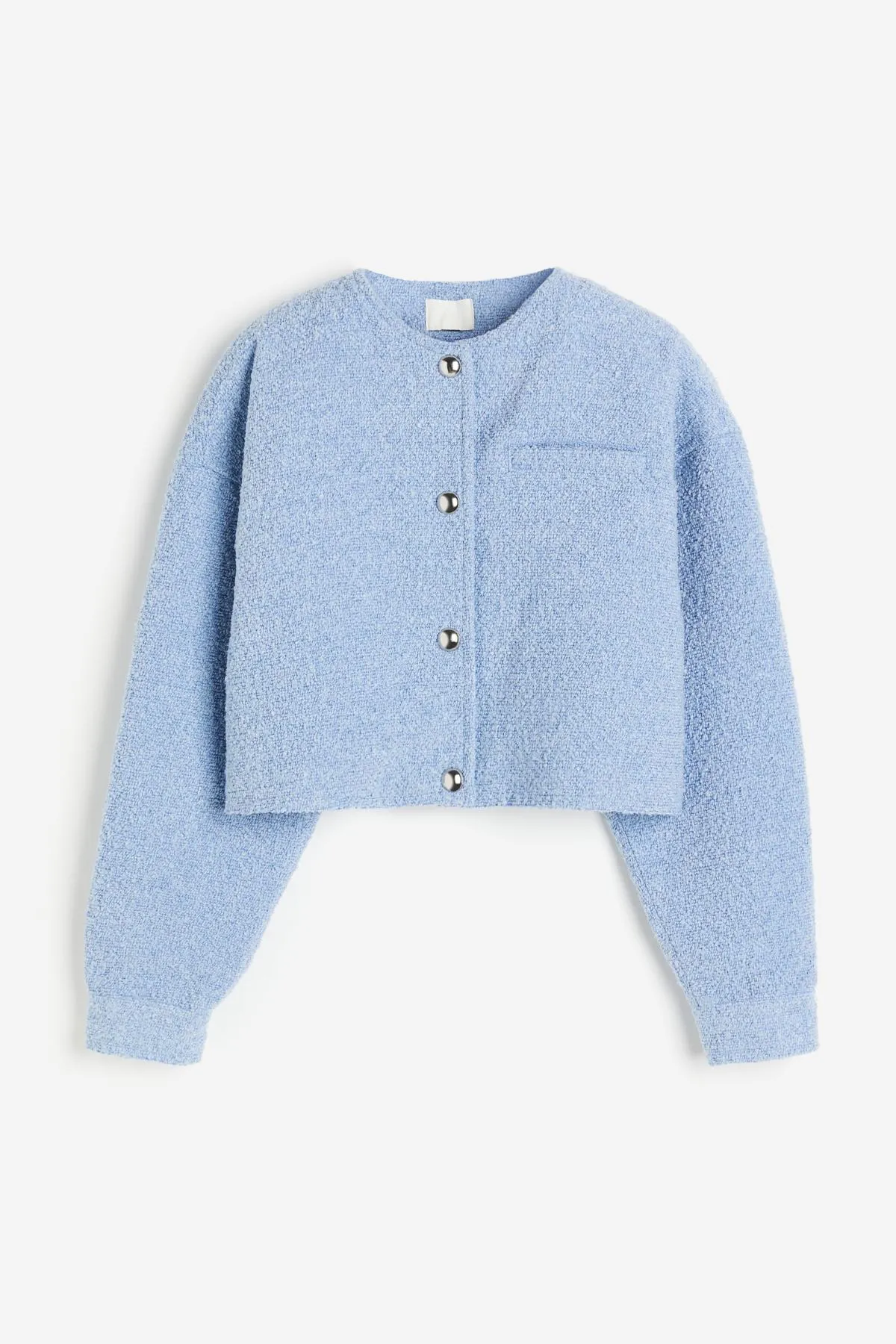 Geacă oversize H&M EU 34 | Bleu, Fără glugă