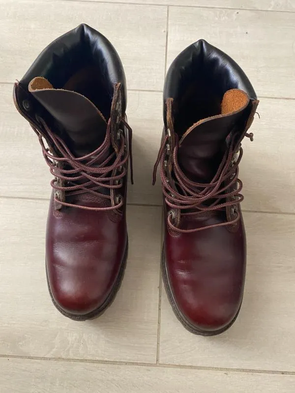 Ghete Timberland EU 40 | Maro, Piele naturală