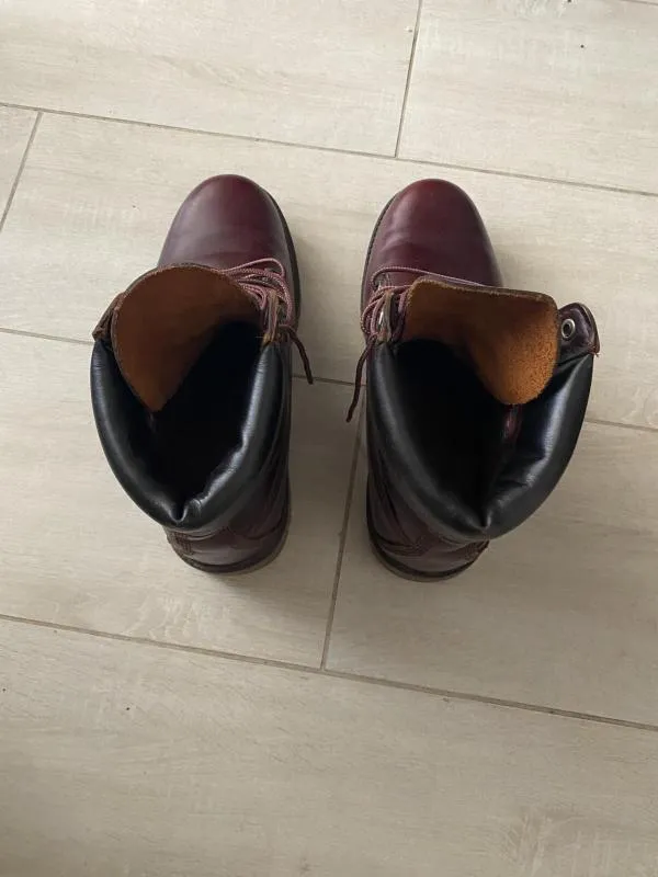 Ghete Timberland EU 40 | Maro, Piele naturală - Image 2
