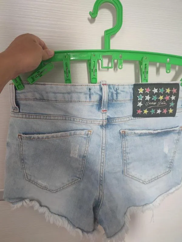 Blugi Philipp Plein EU 36 | Bleu, Scurți - Image 2